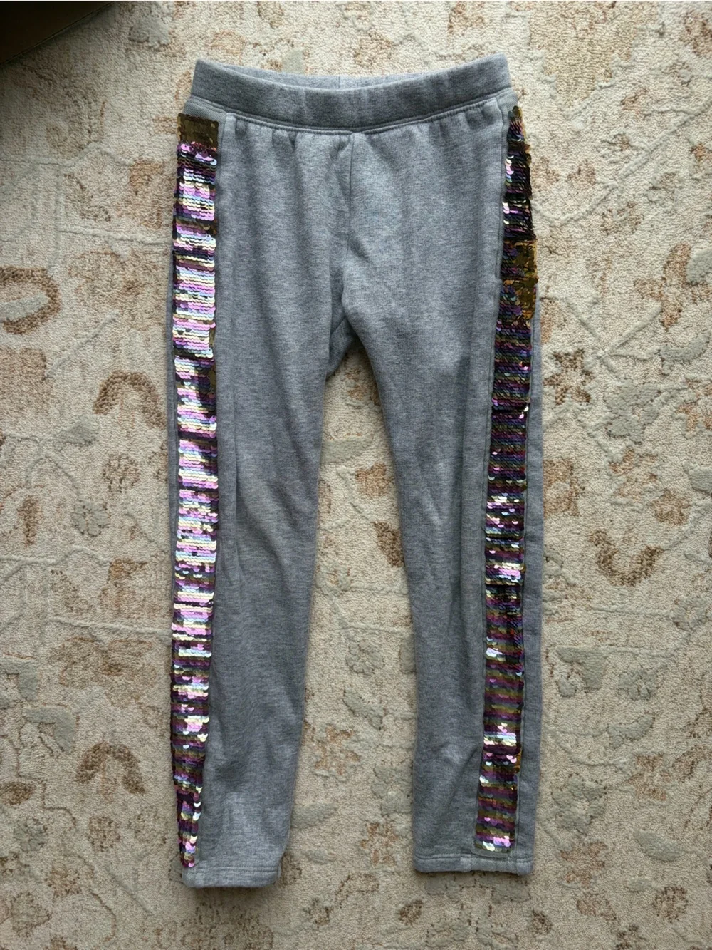 GAP Kids Colorful Striped Sequin Joggers